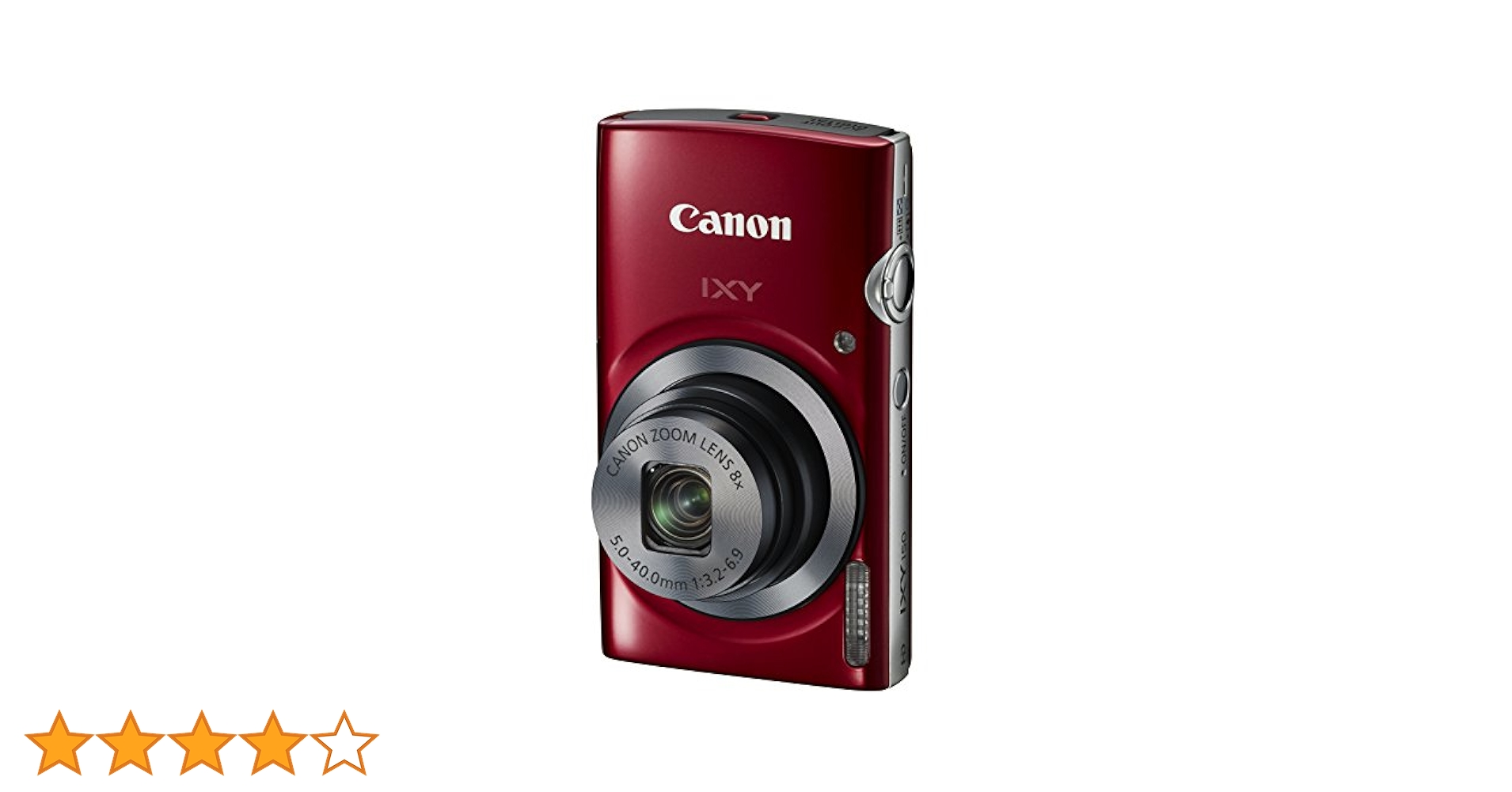 Amazon.co.jp: Canon デジタルカメラ IXY150 レッド 光学8倍